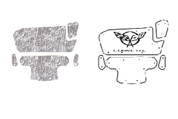 97-04 AcoustiSHIELD Hood Insulation (C5 Emblem)